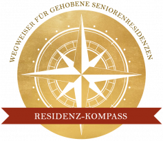 Siegel des Residenzkompass - Wegweiser für gehobene Residenzen - Auszeichnung